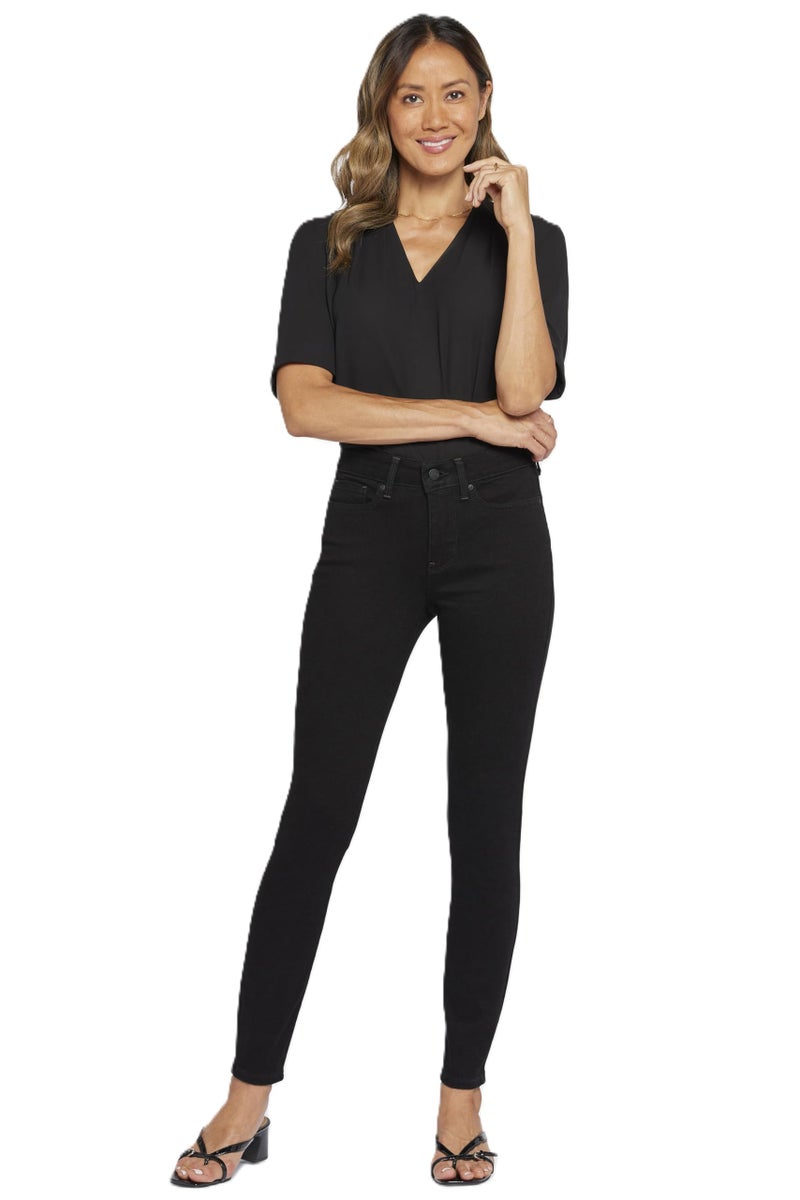 NYDJ Women's Ami Skinny Legging Denim Jeans, Black, 12 - Image 1